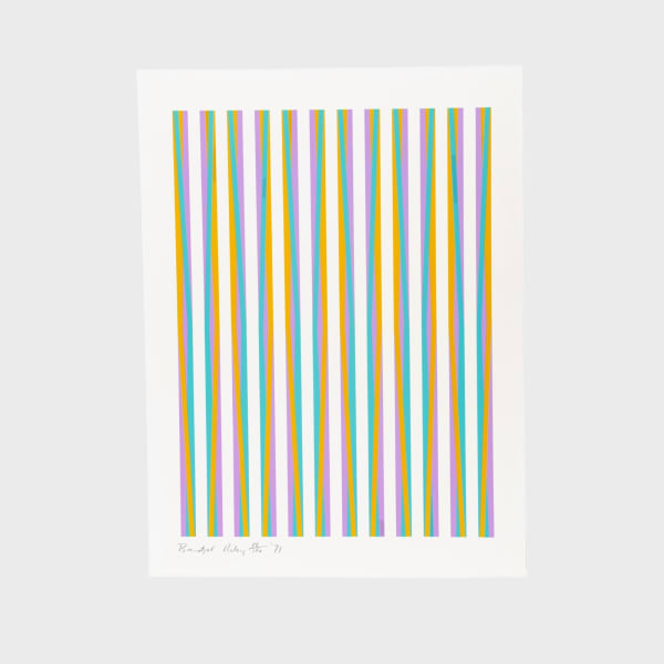 Bridget Riley, Untitled, from Print for Chicago 8, 1971
