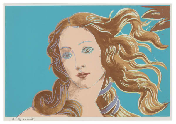 Andy Warhol, Details of a Renaissance Painting (Sandro Botticelli Birth of Venus, 1482), 1984