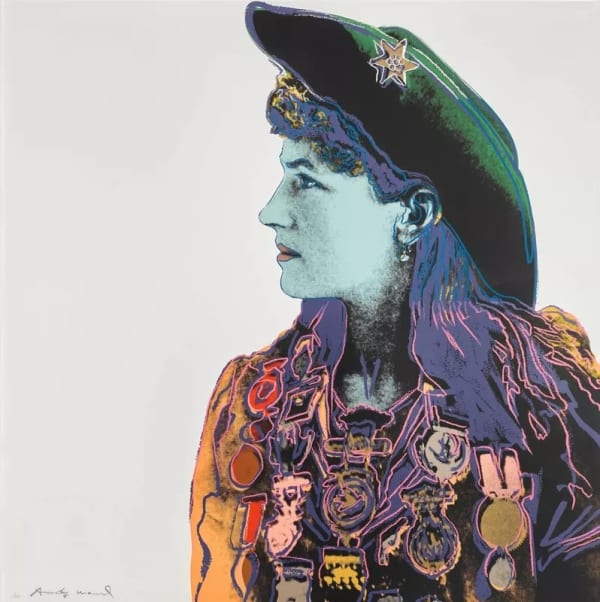 Andy Warhol, Annie Oakley, from Cowboys and Indians, 1986