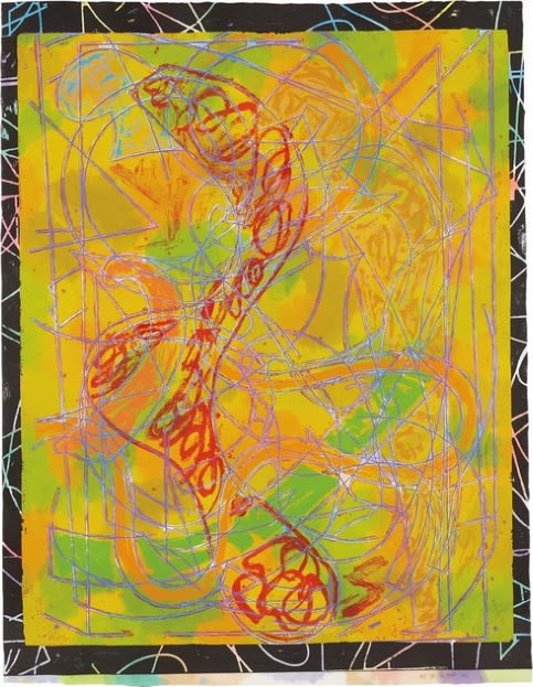 Frank Stella, Estoril Five I, from Circuits, 1982