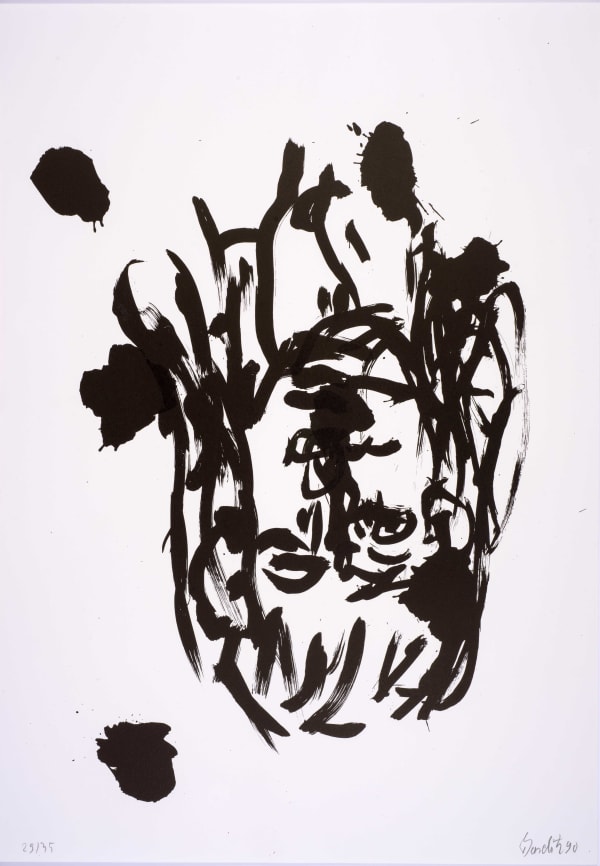Georg Baselitz, Suite 45: Plate XIII, 1990