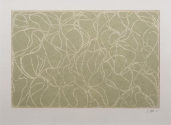 Brice Marden, Red Line Muses, 2001