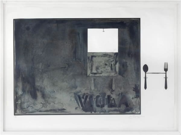 Jasper Johns, Viola Black State, 1972