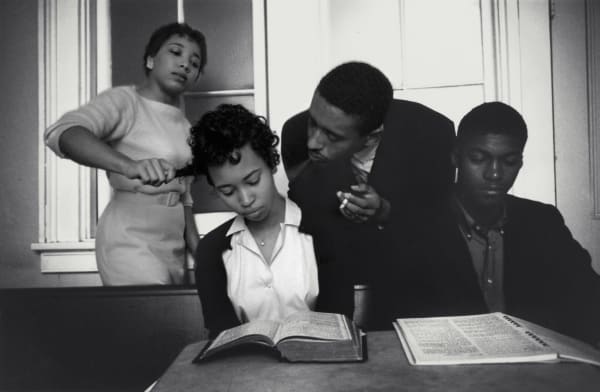 Eve Arnold, Training Civil Rights Activist Not To React To Provocation, 1960