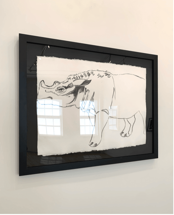 Andy Warhol, Sumatra's Rhinoceros from Vanishing Animals, 1986