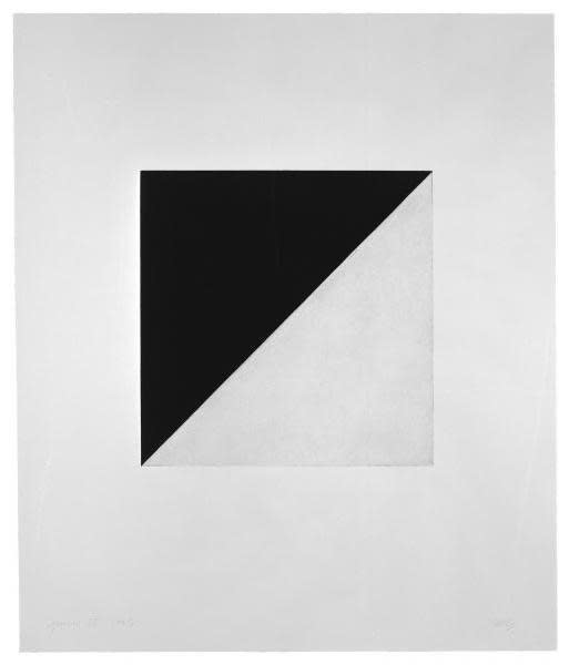 Ellsworth Kelly, Diagonal with Black (State), 1982