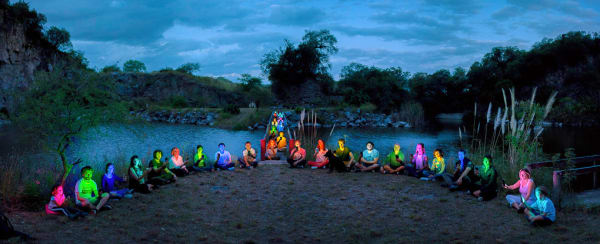 Alejandro Chaskielberg, Cantera inundada, Série Pixeles, 2019