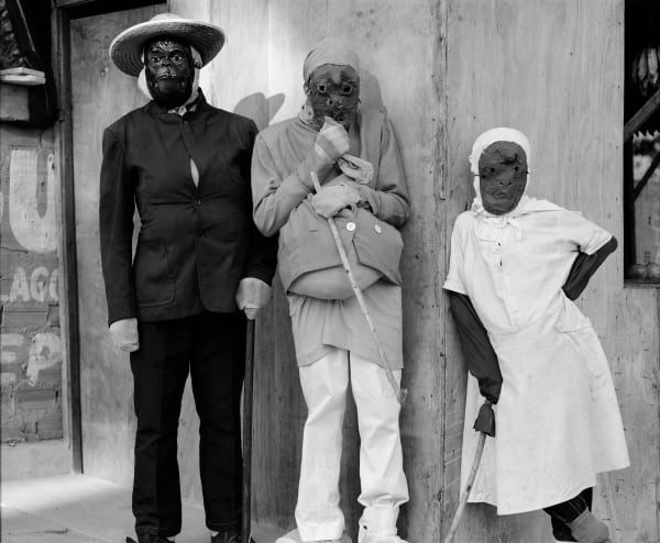 Celso Brandão, “Bobos”, Mascarados de Carnaval, Tatuamunha, AL / “Bobos”, Carnival masks from the town of Tatuamunha, Alagoas, Brazil, 1992