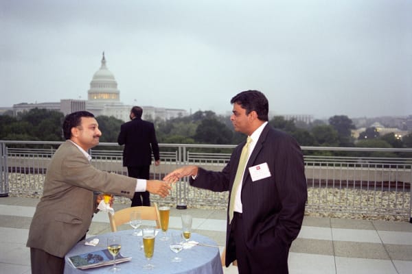 Gauri Gill, 'Party for Indian Entrepreneurs. Washington, DC 2002', from the series 'The Americans', 2000-2007