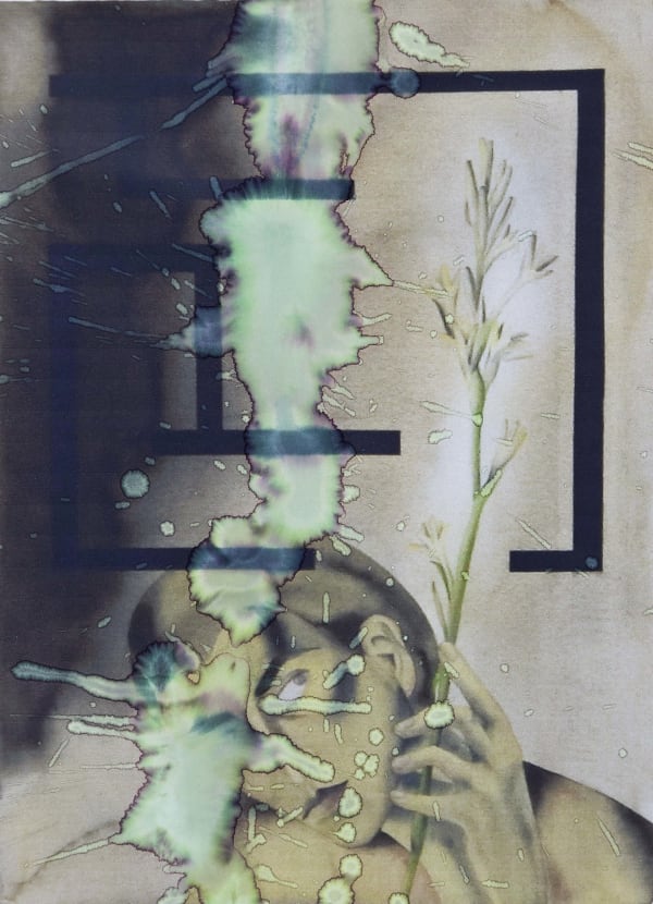 Anju Dodiya, Night Garden, 2021