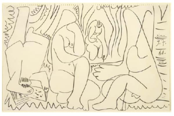 Pablo Picasso, Les Dejeuners, 1961