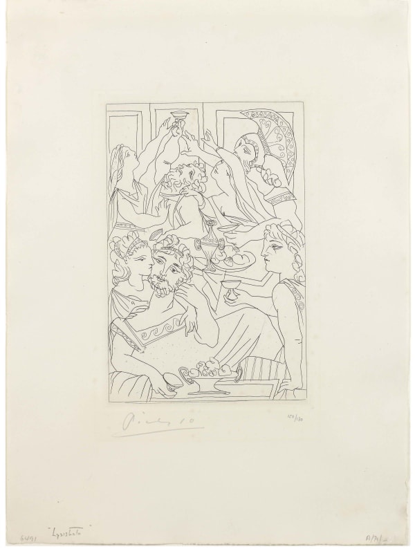 Pablo Picasso, (The Banquet),, 1934