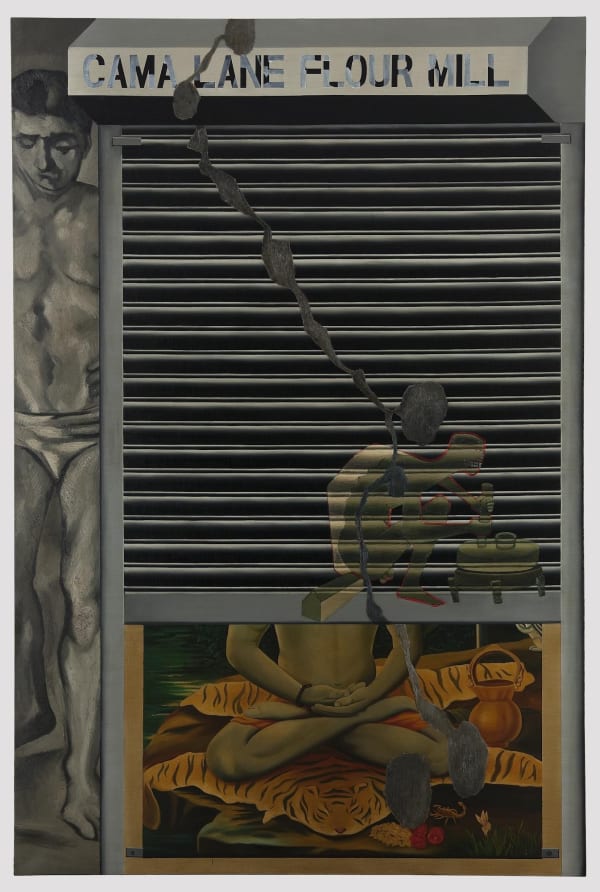 Atul Dodiya, "Cama Lane Flour Mill", 2008 - 2009