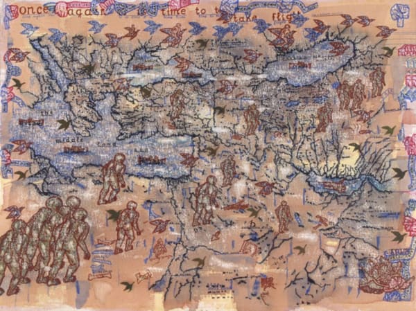 Arpita Singh, Once again it is time to take flight, 2008