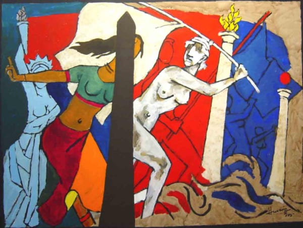M.F. Husain, Revolution, 2005