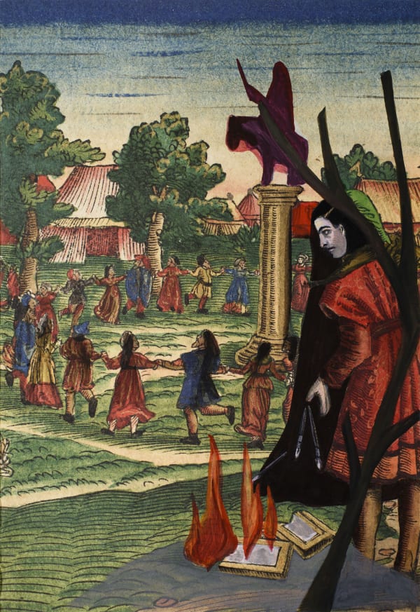 Anju Dodiya, Red Hood, 2016