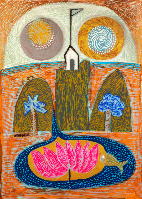 Jyoti Bhatt, Landscape, 2008