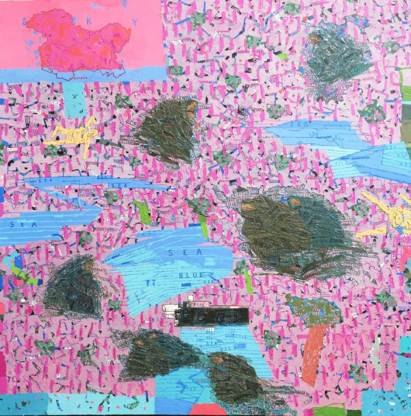 Arpita Singh, Islands, 2018