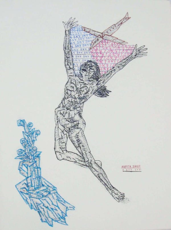 Arpita Singh, Sky, 2012