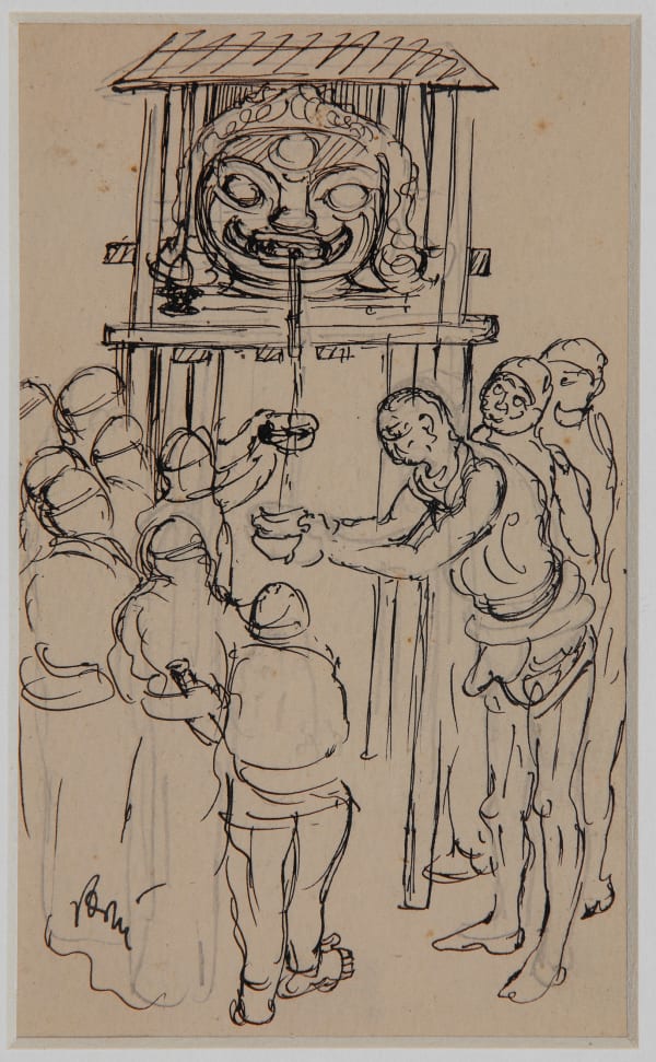 Benode Behari Mukherjee, Kal Bhesvar, Nepal, 1949