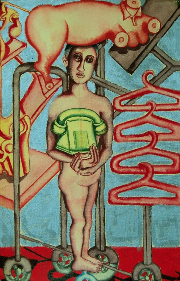 Zakkir Hussain, Man with a Public Telephone, 2013