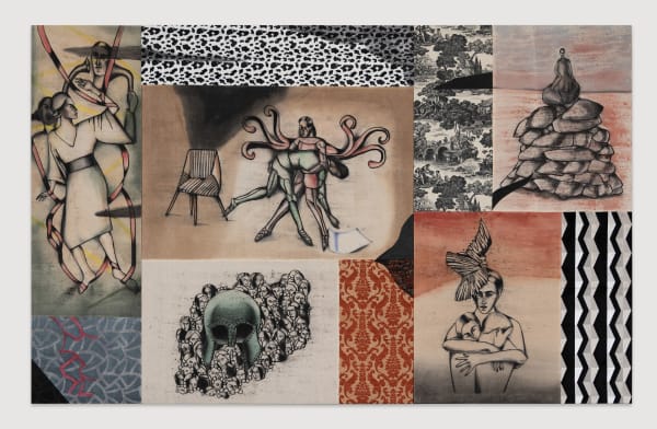 Anju Dodiya, Tower of Slowness, 2021