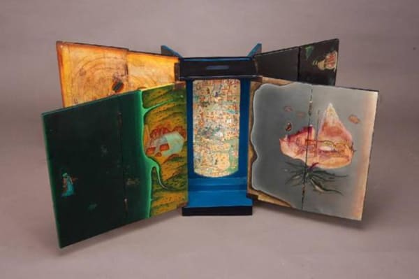 Gulammohammed Sheikh, Kaavad :Travelling Shrine Journery, 2004