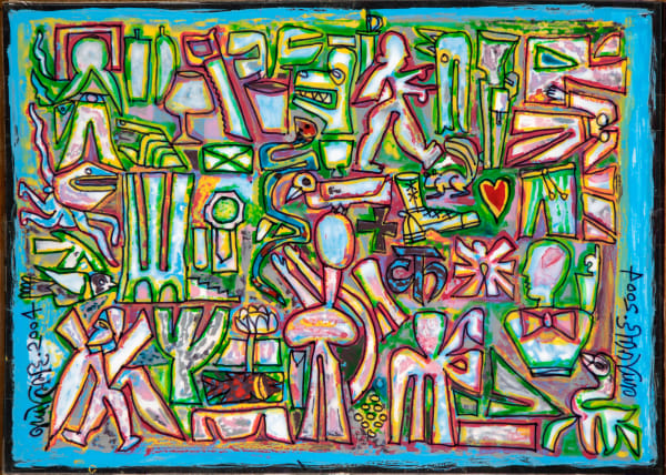 Jyoti Bhatt, Undecipherable Ancient Relics (No.2), 2004