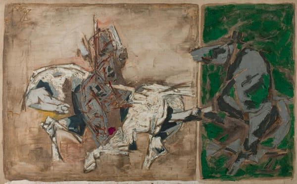 M.F. Husain, Untitled, 1967