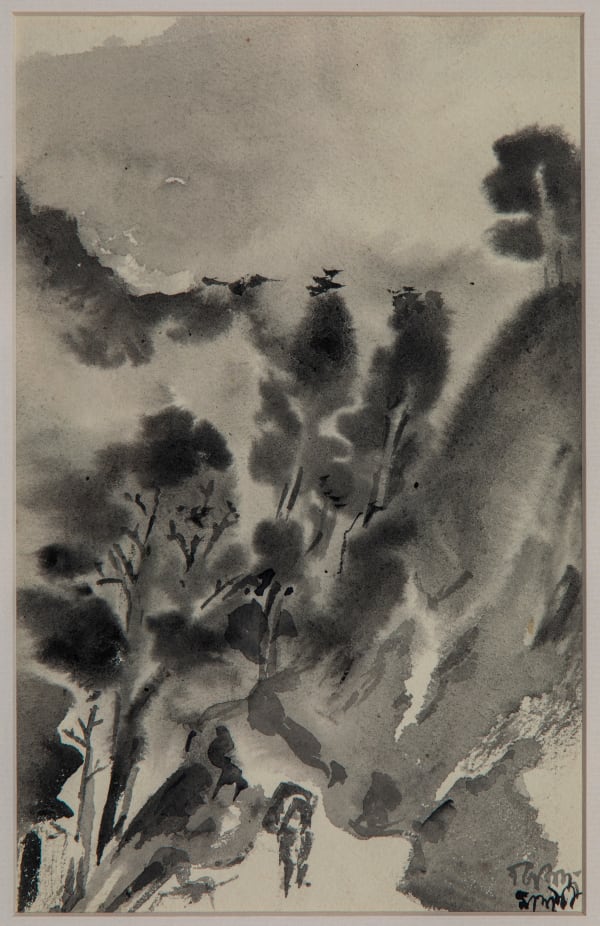 Benode Behari Mukherjee, Mussorie, 1954