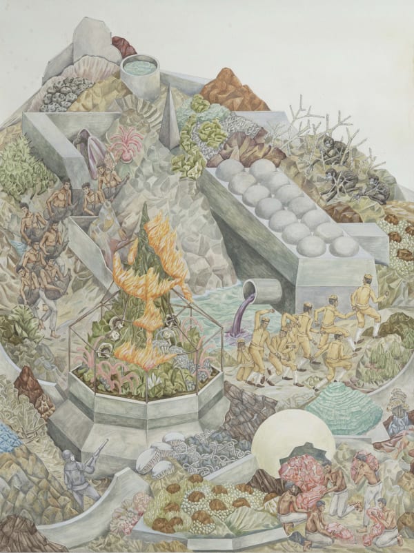 Shrimanti Saha, Fire in the Green House, 2020