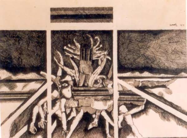 K.G. Subramanyan, Untitled, 1971