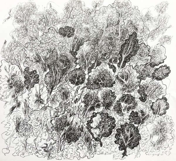 Gulammohammed Sheikh, Jungle, 2021