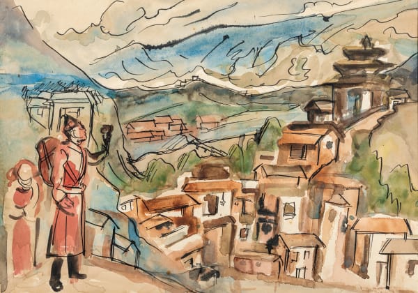 Benode Behari Mukherjee, Nepal, 1950