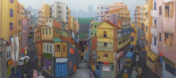 Sudhir Patwardhan, Another Day in the Old City, 2017