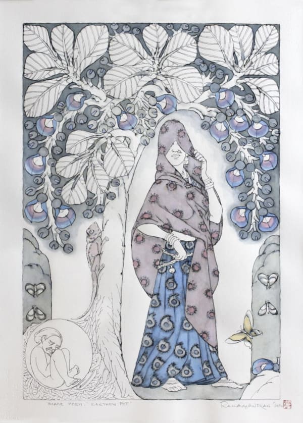 A. Ramachandran, Image Poem “ Earthen Pot”, 2016