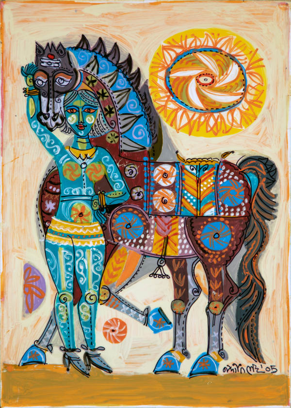 Jyoti Bhatt, The Woman With The Horse