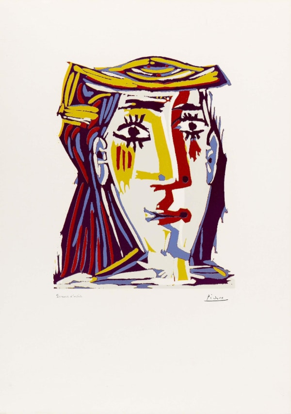 Pablo Picasso, Femme au Chapeau,, 1962