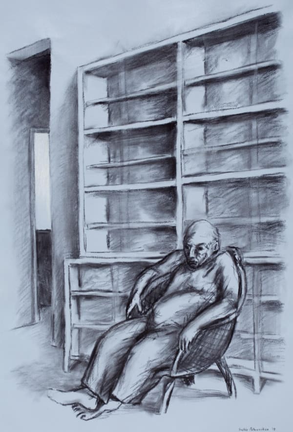 Sudhir Patwardhan, Empty Bookshelf, 2017