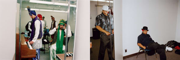 Gauri Gill, ‘Stanford University Bhangra Competition. De Anza College, California 2002/Performers Kwane Wilkinson and Shane 'Shake' Dhillon from the California Soul Hip Hop Dance Academy based in Modesto. California 2002’ from the series ‘The Americans’, 2000-2007