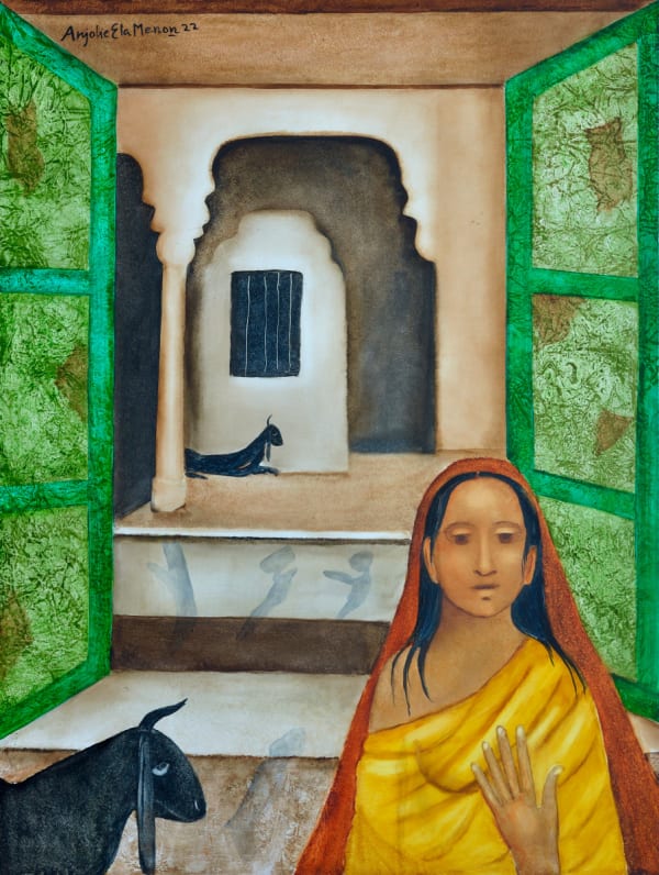 Anjolie Ela Menon, Haveli, 2022