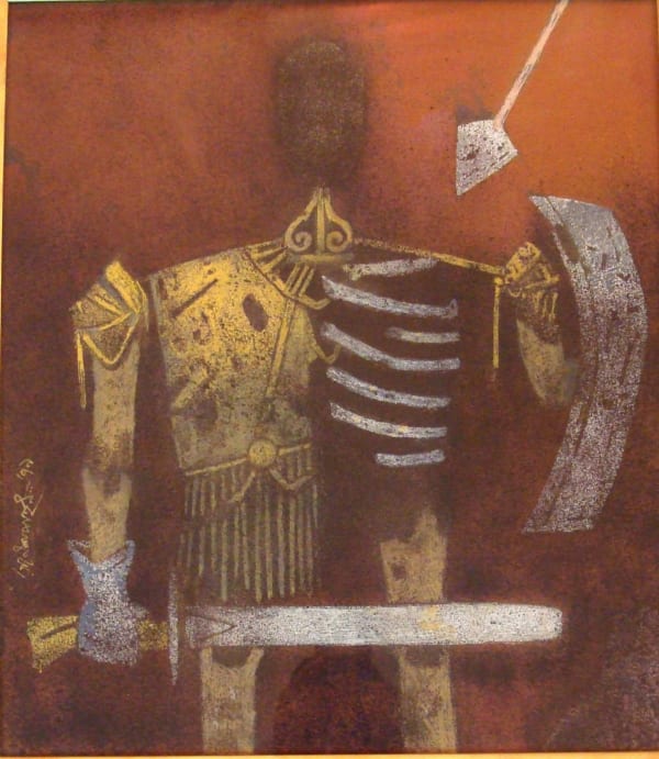 Ganesh Pyne, Man with a Sword, 1979