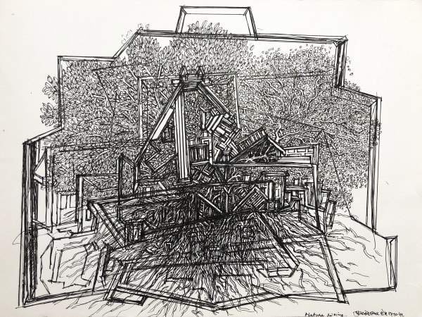 Gulammohammed Sheikh, Nature Rising, 2021