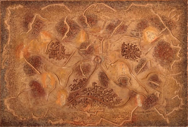 Gulammohammed Sheikh, Land, 2011