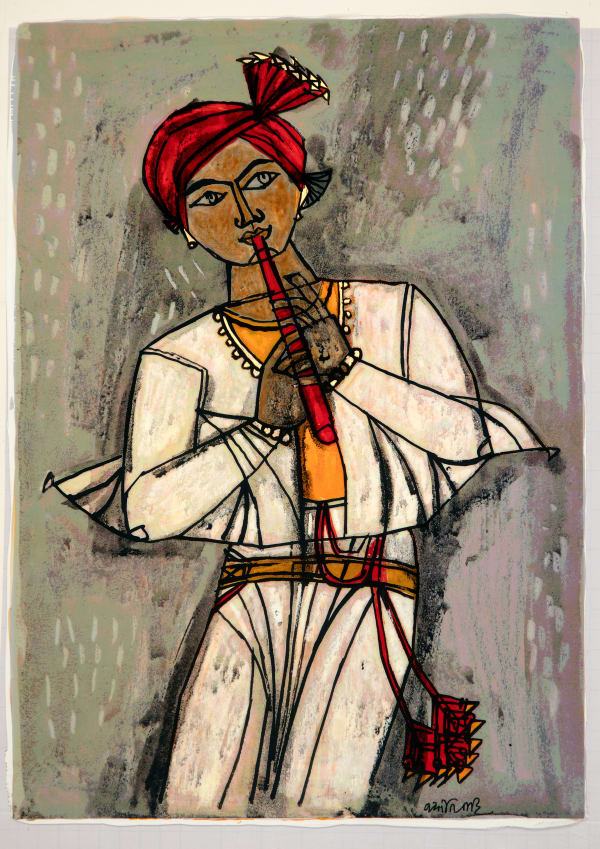 Jyoti Bhatt, A Youth At Tarnetar, 2019