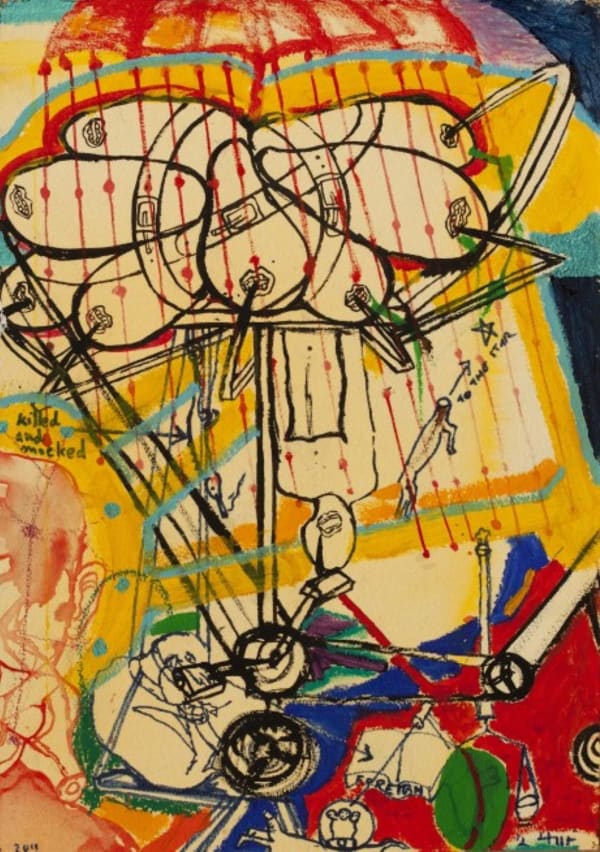 Zakkir Hussain, Study for Zero Tolerance, 2011