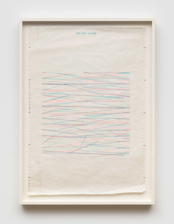 Vera Molnar, MAO Computer Drawing, 1971