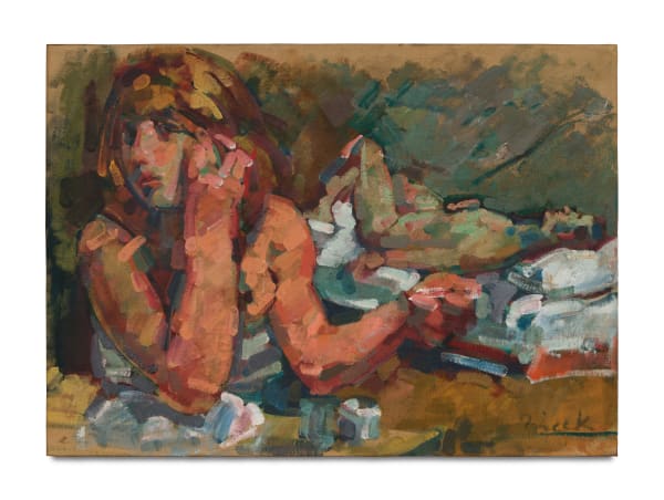 abstracted figurative painting