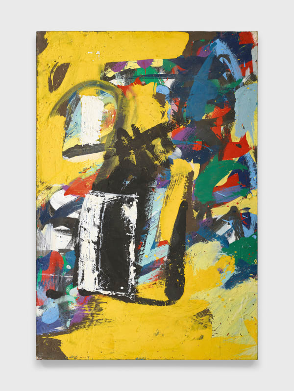 Gestural abstract painting