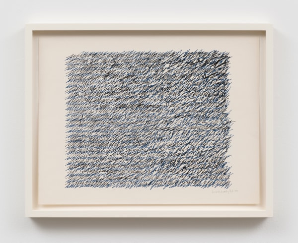 geometric abstract work on paper